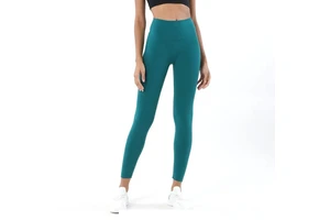 Buttery Soft Casual High Quality Mid Waist Lulu Align Yoga Leggings Women's Seamless Knitted Snagging Resistance Knee-Length