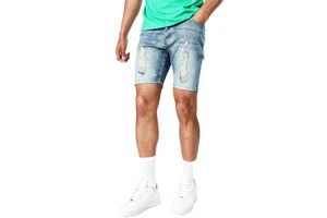 High Heavy Quality Jorts Distressed Summer Streetwear Denim Shorts For Men Custom Men's Baggy Denim Shorts