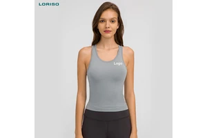 New Winter Yoga Clothes Sports Running Fitness Top Female With Chest Pad I-shaped Beautiful Back Tank Tops Women