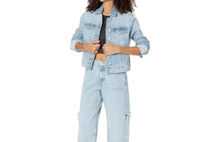 Comfortable Breathable Women denim jacket Windproof Women Jeans Jacket Lightweight Jeans Jacket