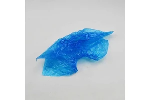 Dongguan Factory Eco-Friendly Disposable Anti-Slip PE Medical Shoe Covers For Clean Room 100pcs Per Bag