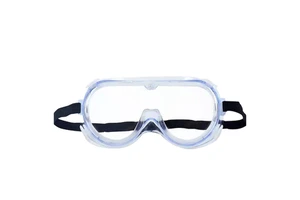 Personal Protective Equipment Full-Frame PVC Frame Dustproof Safety Glasses Goggles Anti-Fog Lens Coating Headband Protection