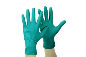 100-Pack Disposable Nitrile Gloves Smooth Texture Fingertips Thickened Wear-Resistant Non-Sterile Portable for Household Kitchen