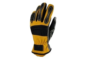 Custom Leather Extrication Gloves TPR Anti-Impact Cut-Proof Rescue Safety Gloves Pathogen Liner Firefighting Emergency Response