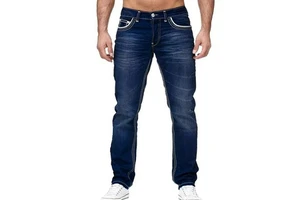 New Stylish Men's Button & Zipper Closure Denim Jeans Pants Wholesale Low Price Premium Quality Jeans Pant With Pockets Male
