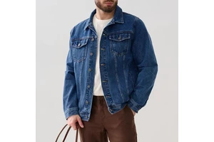 Fashion Men Jackets New Latest Hot Selling Fancy Casual Classic Elasticity Denim Coat Jeans Jacket for Men