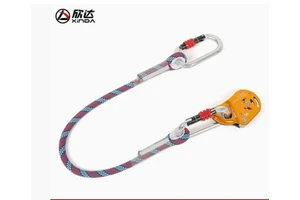 Xinda China High Altitude Work Safety Protector Movable Self-Locking Rope Grab Fall Arrestor Anti-Fall Ascending Descending