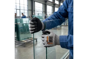MaxiTough High Grip 13g HPPE Anti-Cut Safety Gloves HPPE Nitrile Sandy Non-slip Durable Glass Handling Work Safety Gloves
