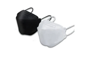 CE Certified Disposable 5-Ply Medical Mask Cheap Non-Woven White and Black Face Shield Protective Surgical Mask