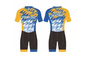 Custom Compression Roller Speed Skating Suit Running Jersey Running Jumpsuit Track and Field Uniform Triathlon Cycling Jumpsuit