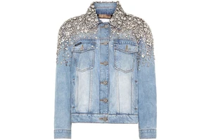 New Arrival Women Autumn Casual Vintage Breathable Denim Jackets Customized Pockets Blue Solid Medium Wash Polyester/Cotton