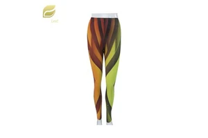 High Waist Animal Print Yoga Pants with Pockets for Women Wide Leg Tummy Control Long Bootleg Eco-Friendly Work Pants