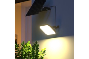 Outdoor Waterproof LED Solar Flood Lights with PIR Motion Sensor & Remote Control Premium Solar Lighting for Garden Lighting