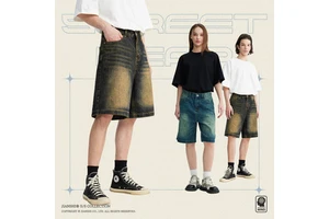 Men's Vintage Distressed Denim Shorts Dark Washed Cotton Denim Shorts Men Vintage Fashion Jeans Men Shorts