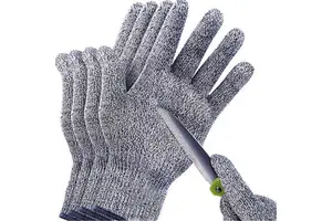 2023 Cut Resistant Gloves Level 5 Protection for Kitchen Hand Safety Anti Cutting Gloves for Meat Cutting Custom Maju Industry