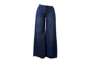 Women's Plus Size Mid Waist Casual Stretch Jeans Loose Straight Pants with Vintage Washed Effect Breathable Denim for Summer