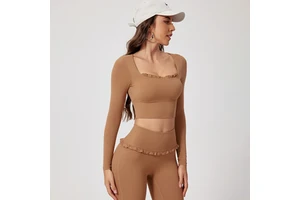 Breathable Nylon Yoga Top