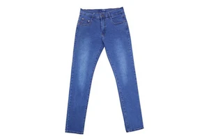 High Quality Men's Jeans Comfortable Slim Straight Regular Fit Long Trousers Crystal Reasonable Price OEM Service Washed