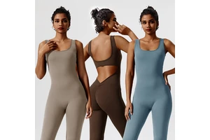 Sport Outfit Workout Jumpsuit for Women Compression Gym Bodycon Yoga Jumpsuit Yoga Fitness Jumpsuit One Piece Active Wear