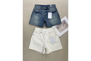 CE Branded Women's New Vintage Denim Shorts Elastic Flanged Sports Style Casual Breathable Luxury Logo Short Jeans for Lady