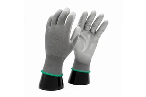 Polyester PU Coated Safety Gloves | Breathable Non-Slip PU Palm Gloves for Precision Handling