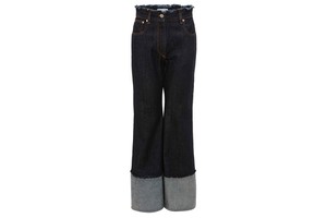 DiZNEW Factory Wholesale Fashion Bell Bottom Jeans Jumpsuit Women Plus Size Pants Washed Denim Women's Flare Jeans