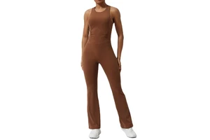 Women's Sports Jumpsuit Breathable High Stretch Jumpsuit Soft Wearable Jumpsuit Smooth Quick Dry Bodysuit