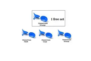 Corneal Eye Shield Electro Coated Stainless Steel Surgical Grade Laser Eye Protector Set 6 Pcs High Quality Ophthalmic