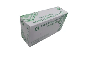 Powder Free Powdered Disposable Latex Gloves Medical Supplies Clinic Dental Latex Examination Gloves Anti-slip Home S M L Size