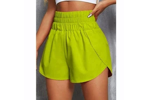 Wholesale Custom Summer Hot Womens Bermuda Shorts Breathable Eco-Friendly Polyester/Cotton Elastic Waist Sporty Customize Logo