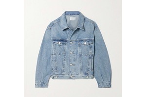 Custom Low MOQ Medium Wash Blue Organic Denim Jacket For Women