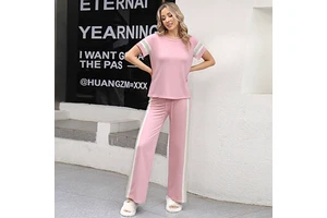 NF-Women's Plus Size One-Set Formal Office Costume Suit Solid Knitting Fabric Top Clothing