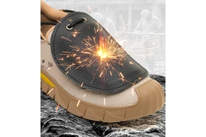 2Pcs Protective Shoe Covers Work Boot Protector Metatarsal Guard for Construction Workers and Manufacturing Professional