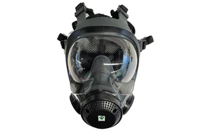 Full Head Covering Respirator Mask, Wide Field of Vision, Dust, Fumes, Organic Vapors, Industrial Safety Protection,CE Certified