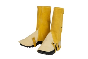 Custom Made Heavy Duty Cowhide Split Leather Welding Shoe Cover Safety Clothing-Factory Prices