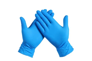 Blue White Black Microtouch Powder Free Nitrile Safety Hand Gloves Disposable Microflex Medical Surgical Gloves