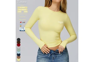 Long-sleeved Yoga Wear High-intensity Fitness Wear Pilates Running Long-sleeved Tops
