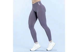 Breathable Tummy Control Four-Way Stretch Gym Clothes Tight Scrunch Butt Fitness Sports Pants High V-waist Yoga Leggings