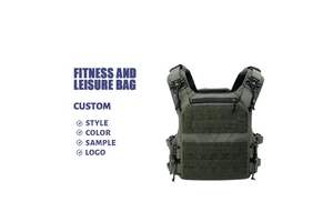Factory OEM Custom Logo Waterproof Zipper Quick Release Nylon Elite Training Gear Harness Vest