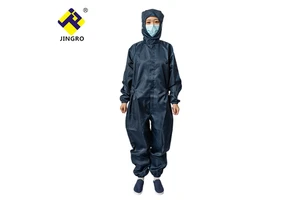ESD Dust-proof Clothing Washable Dust Free Anti Static ESD Cleanroom Coverall Safety Clothing for Industrial