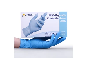 XINGYU Blue Food Gloves Nitrile Manufacturers Powder Free Disposable Nitrile Gloves Black Powder Free Disposable Nitrile Gloves