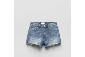 2026 Women's Summer Denim Shorts Mid Waist Quick Dry Breathable Eco-Friendly Formal Straight Blue Y2K Cotton