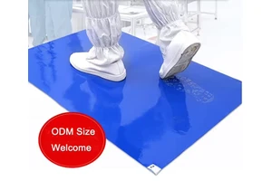 Clean Room Sticky Mat Adhesive Floor Mat and ESD Smocks, Comprehensive Safety Solution for Controlled Environments