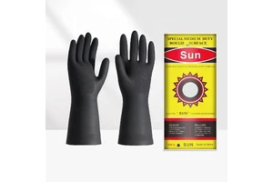 Waterproof Latex Gloves Chemical Resistant Hands Protection Industrial Safety Gloves for Work
