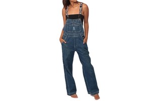 Hotsale Guangzhou Factory Plus Size Cotton Jumpsuit Denim Jeans Overalls for Women.