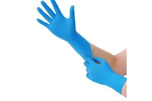 Wholesale Disposable Dental Safety Examination Rubber Nitrile Glove Industrial Blue Nitrile Gloves