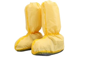 Factory OEM Nonwoven Industrial Safety Rubber Boots Ppe Cover Silicon Disposable Waterproof Shoes Boot Cover