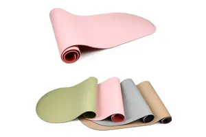 Advanced Arched TPE Yoga Mat Durable Non Slip Thick Pilates Fitness Oval Curve Yoga Mats
