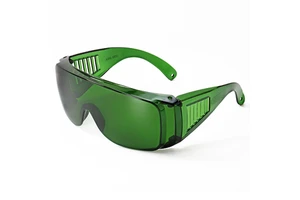 Custom ANSI EN166 PC Lens Anti-Impact Safety Work Glasses Green Laser UV400 Protection Goggles Side Shields Eyewear Protect Eyes