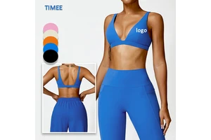 2023New Sexy Naked Yoga Quick-drying Sports Bra Beauty Back Fitness Ropa De Mujer Hot Workout Stretch Running Bra Women